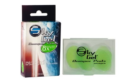 SkyGel Damper Pads -Crystal Green