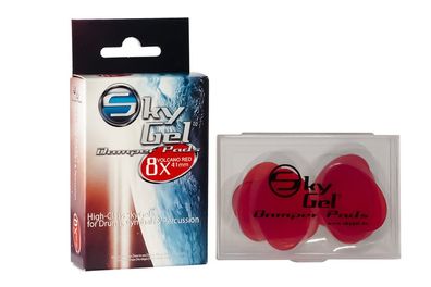 SkyGel Damper Pads -Volcano Red