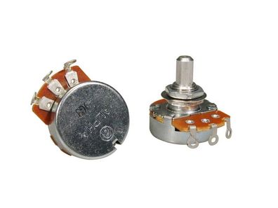 Alpha Parts 250K Poti - Solid Shaft - Art. 297568