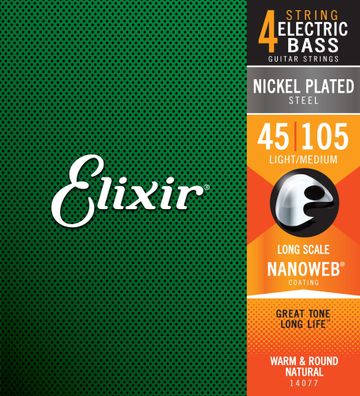 Elixir Bass Nanoweb Nickelwound - Art. 212472