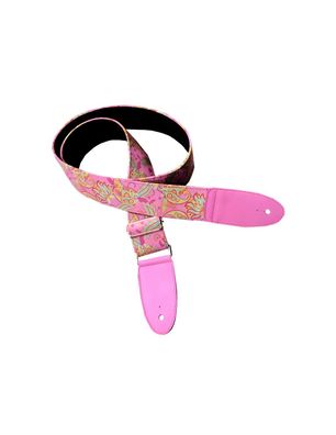 Bourbon Strap Guitar Velvet Pink