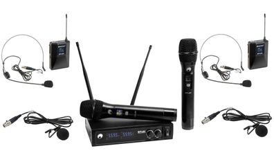 Omnitronic UHF E-FLEX 2 Full Bundle - Art. 307532