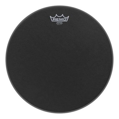 Remo Emperor Black Suede 13''