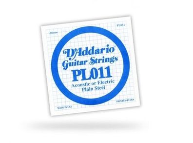 DAddario PL011 Einzelsaite - 011