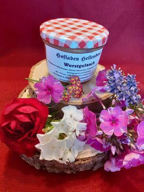 Hauseigener Wurstgulasch von Hellendorfer Hofladen - regional, Hausmacher Art