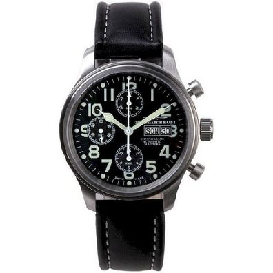Zeno-Watch - Armbanduhr - Herren - Chrono - New Classic Pilot - 9557TVDD-a1