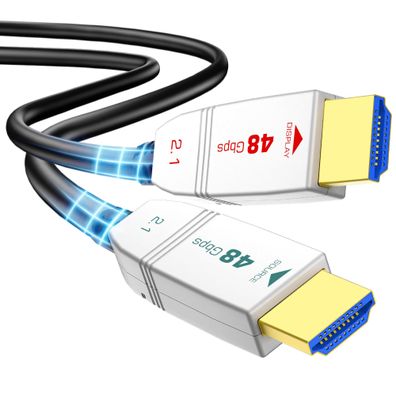 FeizLink 8K HDMI Glasfaser Kabel 20 m 48Gbps HDMI 2.1 4K 120Hz Dolby eARC