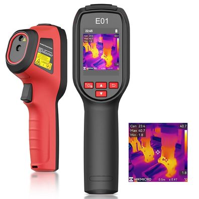 Hikmicro E01 Wärmebildkamera SuperIR 240x240 20Hz -20-400Â°C Laserpointer