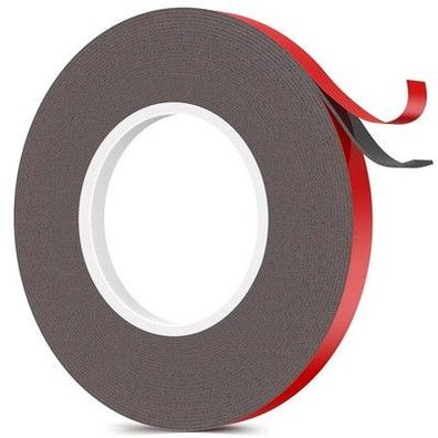 Emitever Doppelseitiges Klebeband - 10m x 10mm, Wasserdichte Klebestreifen