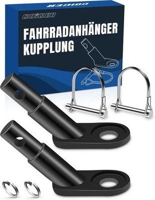 Coicer Fahrradanhänger Kupplung Fahrrad Anhängerkupplung Kupplung (2er-Pack)
