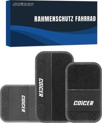 COICER Fahrrad Rahmenschutz Transport | 3er Set |Transportschutz (M, , L)