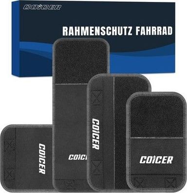 COICER Fahrrad Rahmenschutz Transport | 4er Set |Transportschutz (M, , L, XL)