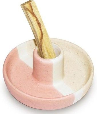 BEYLAB Palo Santo Halter, Räucherstäbchenhalter für Palo Santo Sticks Beige Rot