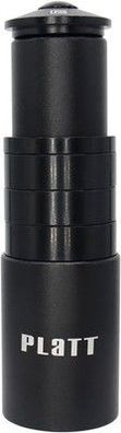 PLATT Lenkererhöhung Fahrrad fürs MTB Lenker Legierung Aluminium, 1/8" Schwarz
