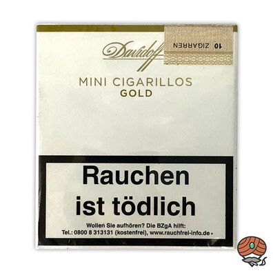 Davidoff Gold Mini Cigarillos / Zigarillos, 10 Stück