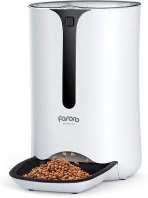 Faroro 7L Futterautomat Katze, Katzenfutter Automat Timer bis 5 Mahlzeiten p/Tag