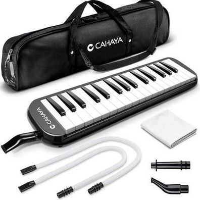 CAHAYA 32 Tasten Melodica für Kinder Melodica Instrument mit Tragetasche, Musik