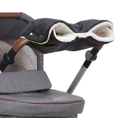 Handwärmer Kinderwagen, niversalgröße Handwärmer für Kinderwagen Buggy(Schwarz)