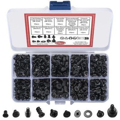 430 Stk Computer Schrauben Set, Personal Computer Schrauben & Standoffs Set
