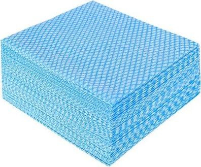 Jebblas Einweg-J-Tücher Packung mit 50 Blatt, Wiederholtes Spültuch - Blau