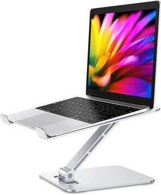 Babacom Laptop Ständer Höhenverstellbar, Faltbarer Laptop Stand 10-16" (Silber)