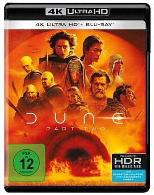 Dune: Part Two (4K Ultra HD) (+ Blu-ray) Deutsch, Action, Abenteuer, Spielfilm