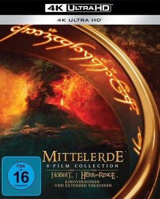 Mittelerde 6-Film Collection (4K Ultra HD) (+ Blu-ray) (+ Bonus-Disc) - 2022