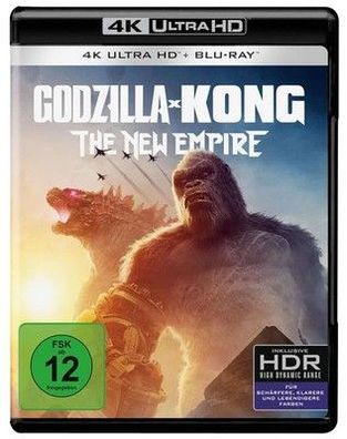 Godzilla x Kong: The New Empire (4K Ultra HD) + (Blu-ray) - Action, Spielfilm