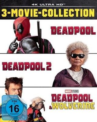 Deadpool 3-Movie-Collection (3x 4K Ultra HDs) - FSK 16 - Comödie, Action (2024)