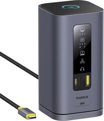 Baseus Spacemate Displaylink Docking Station USB C 11-in-1, 10Gbps USB-C/A 100W