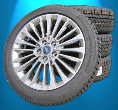 Winterräder Satz Ford Focus + ST ab 2018 Continental TS850 215 50 17 95 Alu RDKS