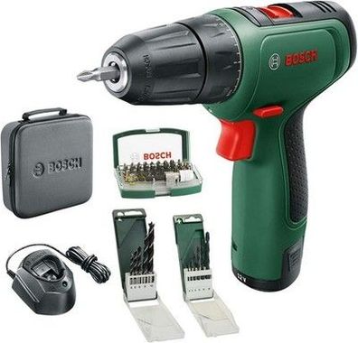 Bosch Home & Garden Akku-Schrauber EasyDrill 1200 + 1x 2Ah Akku & Bohrer-Sets