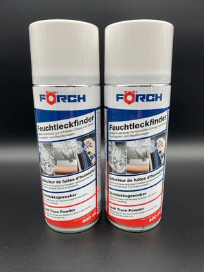 2x Förch Feuchtleckfinder Spray 400ml Ortung von Windlöcher Feuchtigkeit