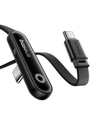 Baseus USB C auf USB C Kabel 90 Grad 2m, 100W Schnellladung USB C Ladekabel