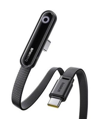 Baseus USB C Kabel mit 90° Ellbogen, 100 W Typ-C auf C E-Sport Schnellladekabel