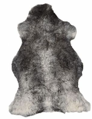 Schaffell Echt | Naturgrau, ca. 120 cm | Weichflor | Öko gegerbt
