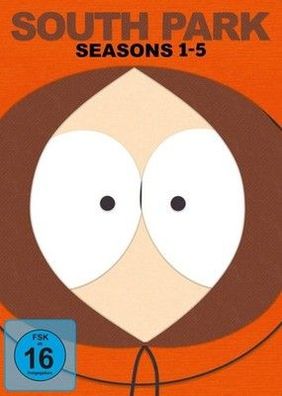 South Park: Seasons 1-5 (15 Discs) Comedy, Cartoon, FSK16, Deutsch