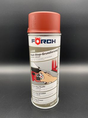 1x Förch Grundierung Roststop L236 rotbraun 400ml Rostschutz Spray