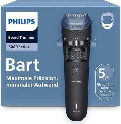 Philips Bartschneider 5000er-Serie Reiseetui, Modell BT5765/15, 100% wasserdicht