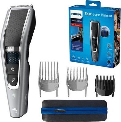 Philips Hair Clipper Series 5000 Haarschneider mit Trim-n-Flow-Pro-Technologie