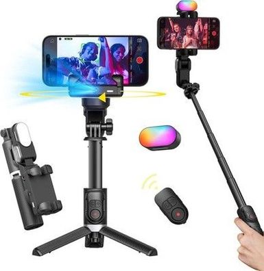 Aochuan Gimbal für Smartphone, 4-in-1-Gimbal 360°-Drehung Stick-Stativ, M1 Pro