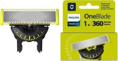 Philips OneBlade 360 Ersatzklinge für OneBlade & OneBlade Pro Modelle (QP410/50)