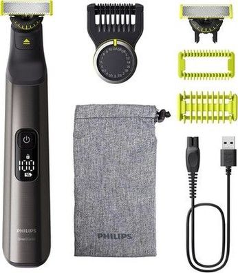 Philips OneBlade Pro 360 Face & Body - Elektrischer Bartschneider, Rasierer