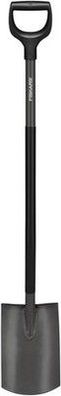 Fiskars Gärtner-Spaten, Rund, Spaten für weiche, steinarme Böden, Länge: 125 cm