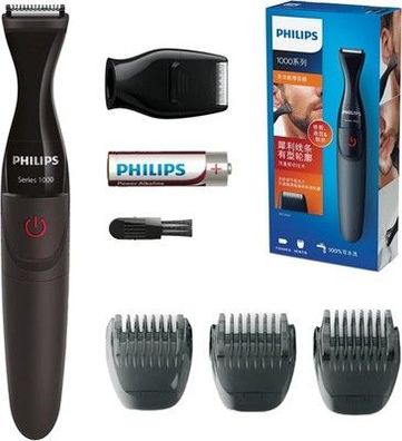 Philips Multigroom Series 1000 Besonders präziser Bartstyler (Modell MG1100/16)
