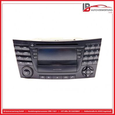 Navigationssystem CD-Radio A2118273742 Mercedes E-KLASSE S211 E270 CDI BECKER