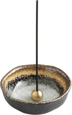 Asayu Japan Mini Räucherstäbchenhalter Japan Stäbchen 83mm, Keramik Aschefänger