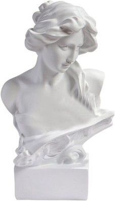 Pigpigfly Aphrodite Büste Statue, Griechische Mythologie Göttin, Mini Figur weiß