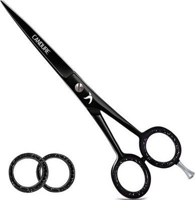 Candure Haarschere Friseurschere Profi 6 Zoll Haarschneideschere Haare und Bart