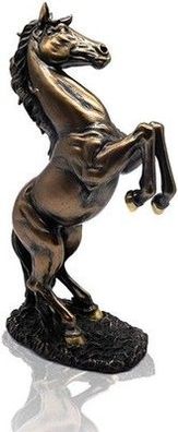 Lependor Stehendes Pferd Harz Statue Tier Ornament Skulptur Harz Statue Braun